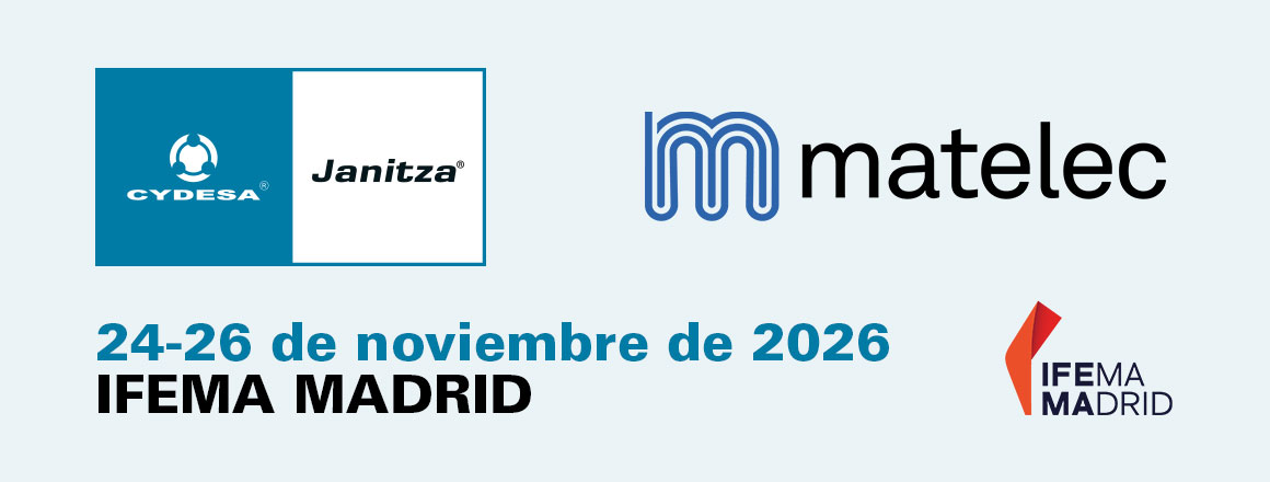 Cydesa y Janitza en Matelec · 24–26 de noviembre de 2026 · IFEMA Madrid